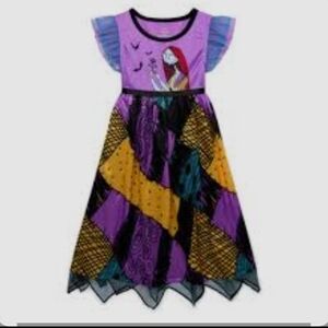 Purple and Black Patchwork Dress